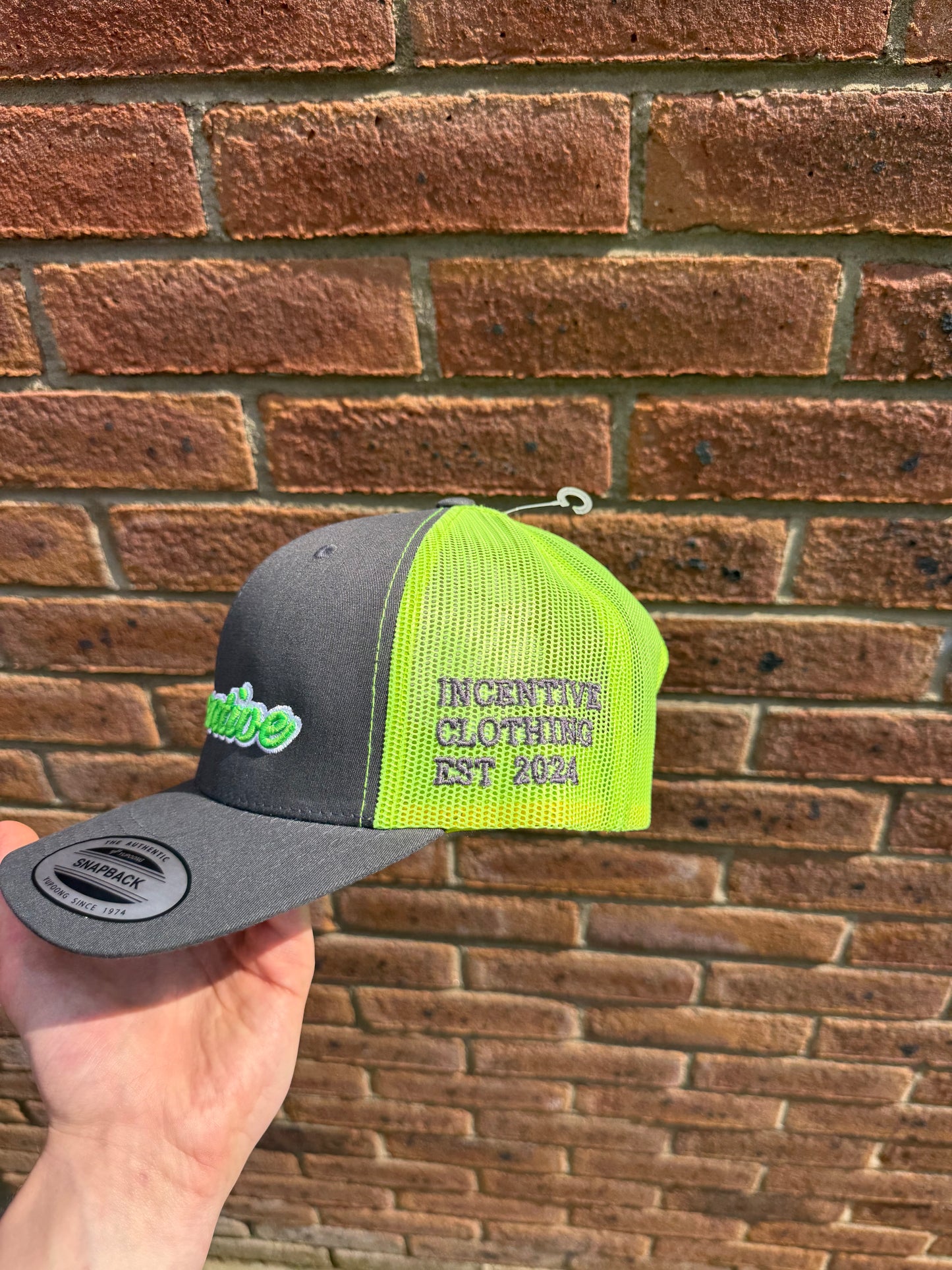 OG NEON / GREY ESSENTIAL CAP