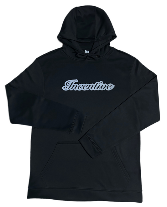 Black Reflective Essential Logo Hoodie