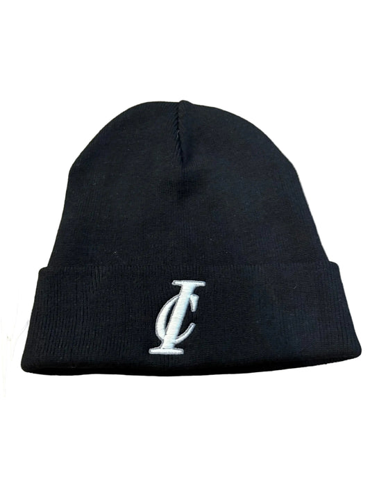 White Logo Beanie